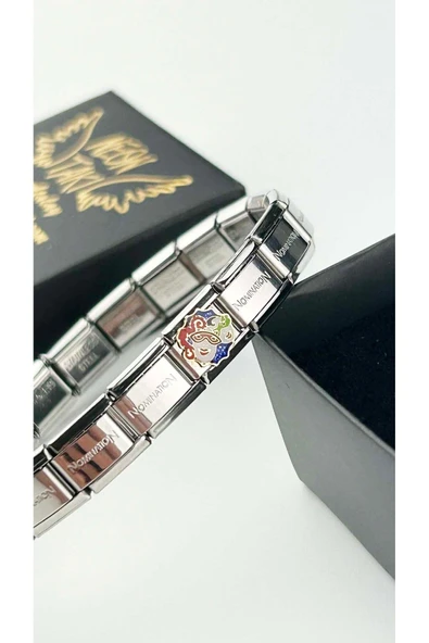 Charm, İtalyan Bileklik için, Kararmayan, Festival-Balo, BİLEKLİK DAHİL DEĞİL, Gümüş Renk, Model17 - Resim 2