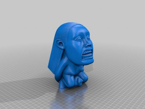 Chachapoyan Doğurganlık Idol - Polygon Azaltma Plastik Aparat - 2