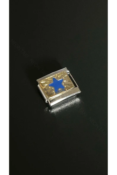 Charm, İtalyan Bileklik için, Kararmayan, Yıldız, BİLEKLİK DAHİL DEĞİL, Gümüş Renk, Model32 - Resim 4