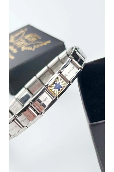 Charm, İtalyan Bileklik için, Kararmayan, Yıldız, BİLEKLİK DAHİL DEĞİL, Gümüş Renk, Model32 - Resim 3