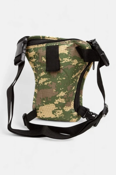 Lederax Motorcu Çok Cepli Bacak Çantası LD338 - Resim 4