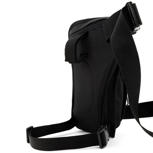 Lederax Motorcu Çok Cepli Bacak Çantası LD338 - Resim 9