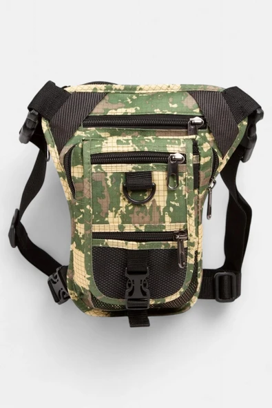 Lederax Motorcu Çok Cepli Bacak Çantası LD338 - Resim 2