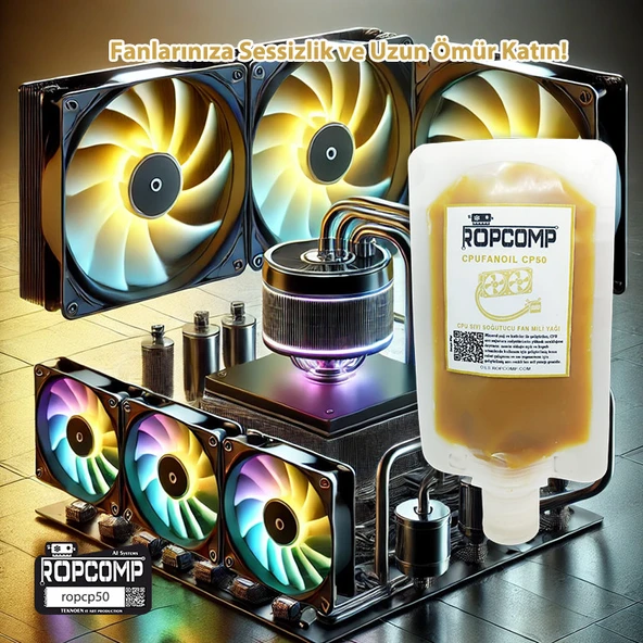 Ropcomp CPUFANOİL CPU Fan Mili Yağı CP50 - Resim 5