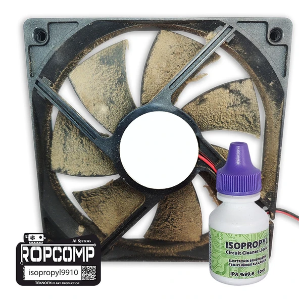 Ropcomp ISOPROPYL Elektronik Temizleyici Likit 10 ML - Resim 4