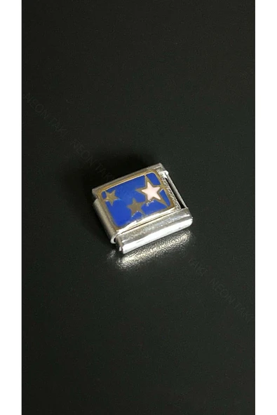 Charm, İtalyan Bileklik için, Kararmayan, Yıldız, BİLEKLİK DAHİL DEĞİL, Gümüş Renk, Model26 - Resim 3