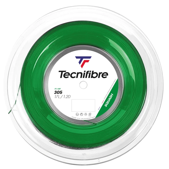 Tecnifibre 305 17L/1.20 110m Yeşil Squash Rulo Kordaj 06R305VER2