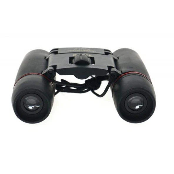 30X60 Cepte Taşımalı Kauçuk Kaplamalı Mini Dürbün Siyah - Resim 2