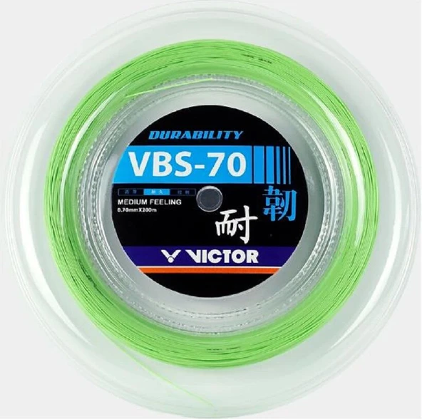 Victor VBS-70 200m Yeşil Badminton Rulo Kordaj 300034 ürün görseli 1