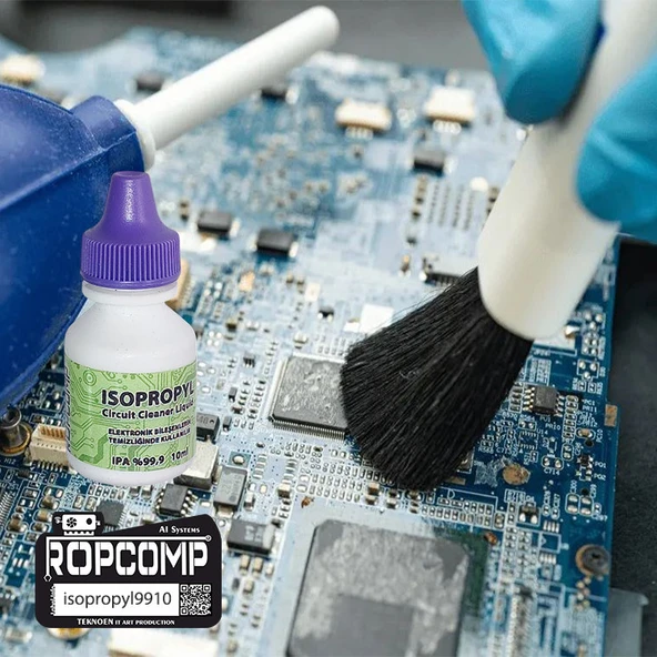 Ropcomp ISOPROPYL Elektronik Temizleyici Likit 10 ML - Resim 3