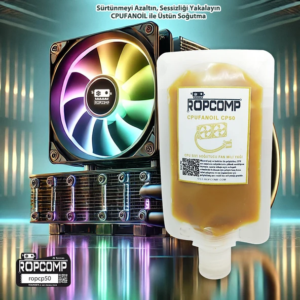 Ropcomp CPUFANOİL CPU Fan Mili Yağı CP50 - Resim 4