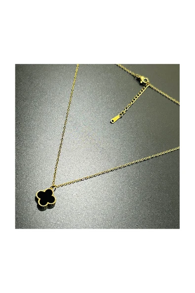 Kolye, Kararmayan Paslanmaz Çelik, Altın Renk, Model228 - Resim 3