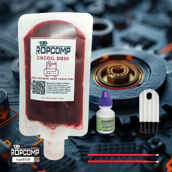 Ropcomp CNCOİL Dişli Rulman Liner Yatak Bakım Kiti DR50k - Resim 5