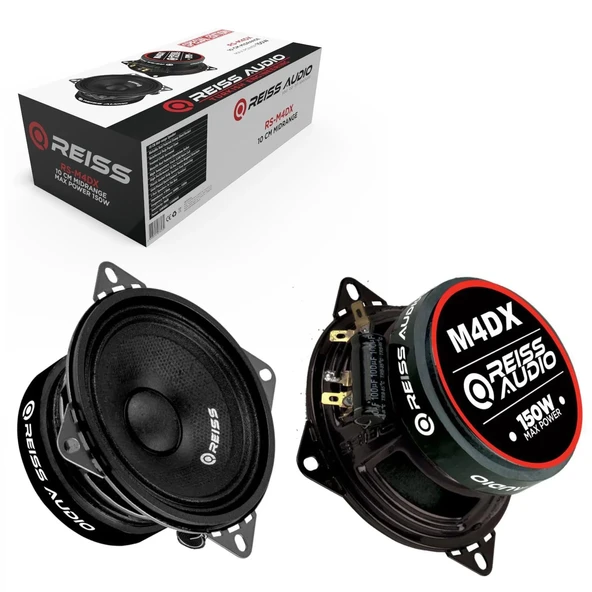 Reıss Audıo Rs-m4dx Oto Midrange 10cm 150w Rms 50w Kapaklı 2li ürün görseli