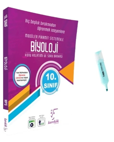 10.Sınıf Biyoloji MPS Konu Anlatımı Ve Soru Bankası (Yeni Müfredat)