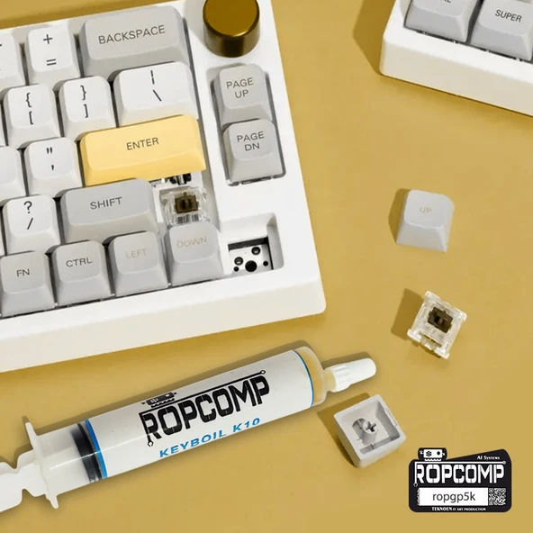 Ropcomp KEYBOİL Mekanik Klavye Tuş Yay Yağı K10 - Resim 3