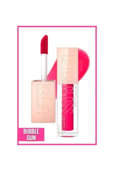Maybelline New York Lifter Gloss 24 Bubble Gum Dudak Parlatıcısı ürün görseli 1