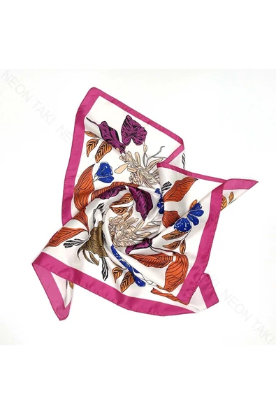 Çok Renkli, Fular 1, 54cmx54cm - 3