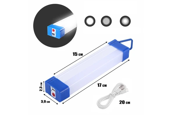 Polizei P-150 Şarjlı Mıklatıslı USB Işıldak ürün görseli 1