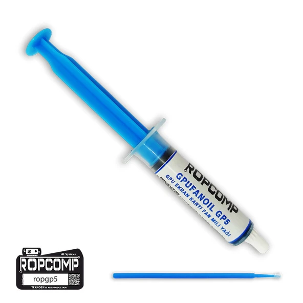 Ropcomp GPUFANOİL GPU Ekran Kartı Fan Mili Yağı GP5 ürün görseli