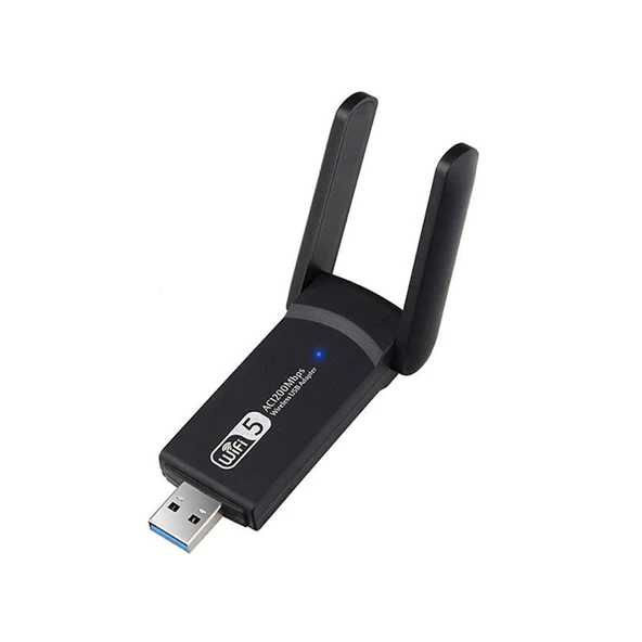Kablosuz Wifi Alıcı AC1300 Mbps Dual Band USB 3.0 Adaptör ürün görseli 1