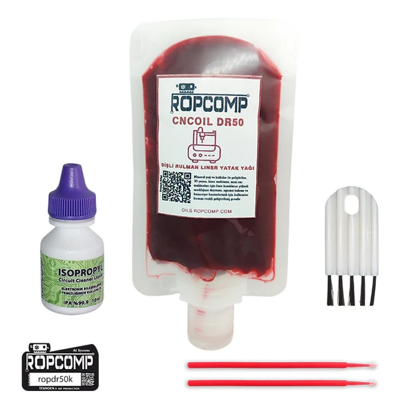 Ropcomp CNCOİL Dişli Rulman Liner Yatak Bakım Kiti DR50k ürün görseli