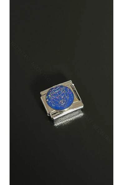 Charm, İtalyan Bileklik için, Kararmayan , Aslan Burcu, BİLEKLİK DAHİL DEĞİL, Gümüş Renk, Model19 ürün görseli 1