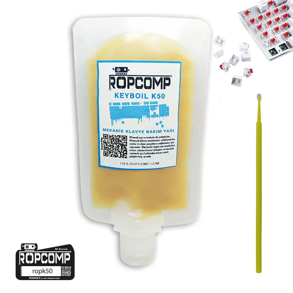 Ropcomp KEYBOİL Mekanik Klavye Tuş Yay Yağı K50 ürün görseli