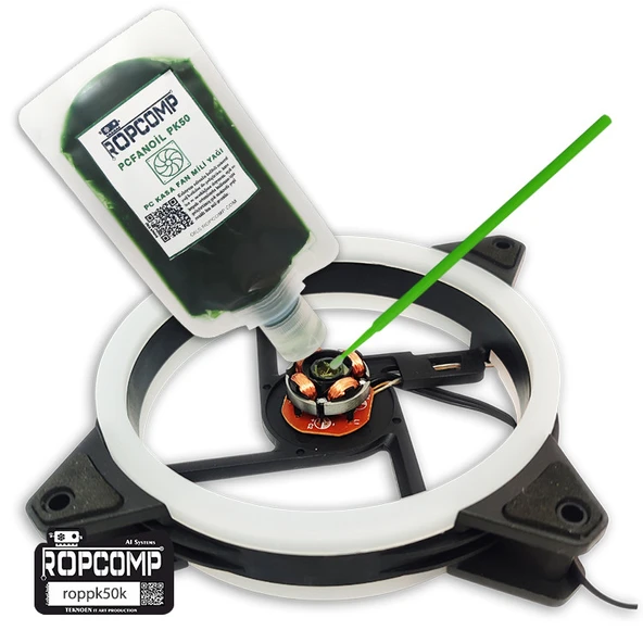 Ropcomp PCFANOİL PC Kasa Fan Bakım Kiti PK50k - Resim 3