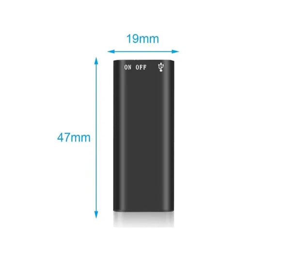 16GB Mini Dijital Ses Kayıt Cihazı USB Şarjlı Uzun Süre Kayıt Özellikli - 4