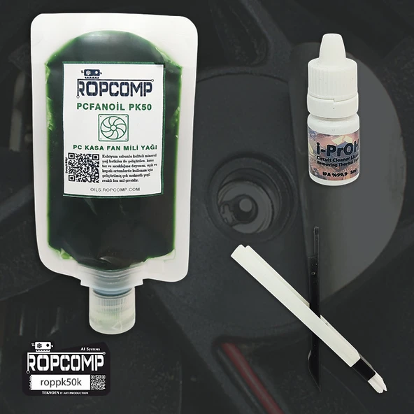 Ropcomp PCFANOİL PC Kasa Fan Bakım Kiti PK50k - Resim 2