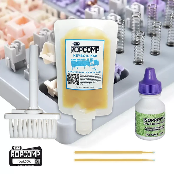 Ropcomp KEYBOİL KİT Mekanik Klavye Bakım Kiti K50k - Resim 2