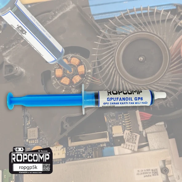 Ropcomp GPUFANOİL GPU Ekran Kartı Fan Bakım Kiti GP5k - Resim 5