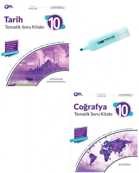 10.Sınıf Joker Tarih Ve Coğrafya Tematik Soru Kitabı (Yeni Müfredat)