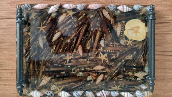 DENİZ MANZARALI TEPSİ - 12404 - Resim 3