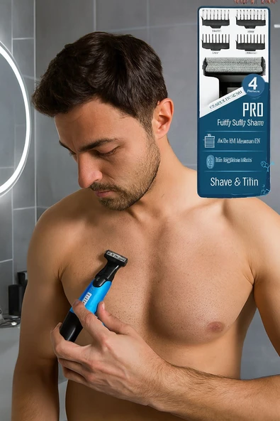 TR-650 Body Groom Powertec Sakal Vücut Kıl Tüy Tıraş Makinesi ürün görseli