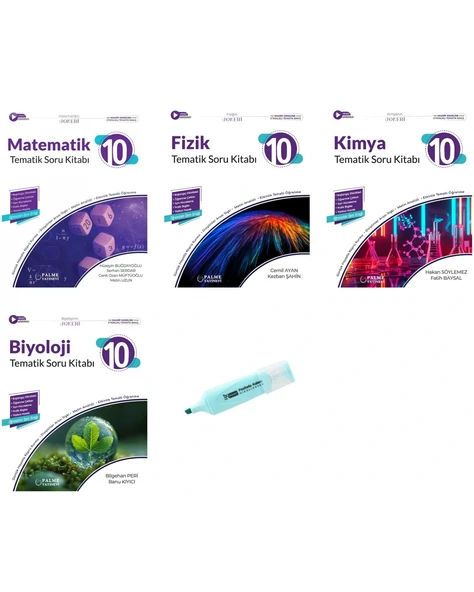 10.Sınıf Joker Matematik Fizik Kimya Biyoloji Tematik Soru Kitabı (Yeni Müfredat)