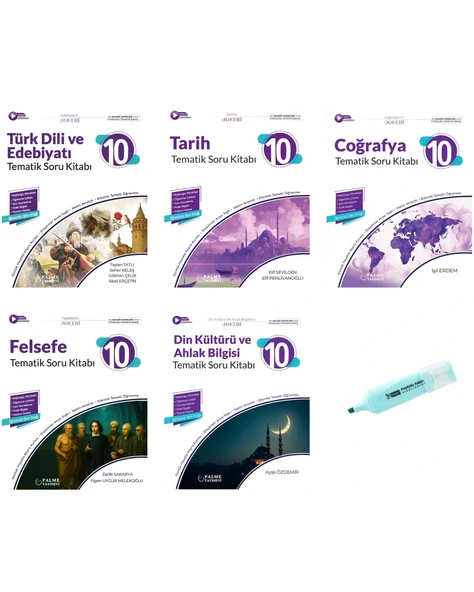 10.Sınıf Joker Edebiyat Tarih Coğrafya Din Felsefe Tematik Soru Kitabı (Yeni Müfredat)