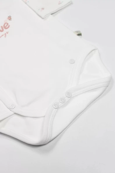 Lenaca Bistyle Grow İn Lowe Kravuze Body 17106 Pembe Ekru - Resim 3
