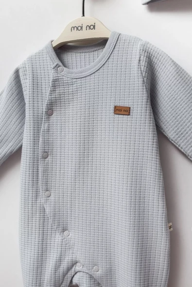 Lenaca Moi Noi Galaxy Şapkalı Tulum Mnb1244 Gri - Resim 2