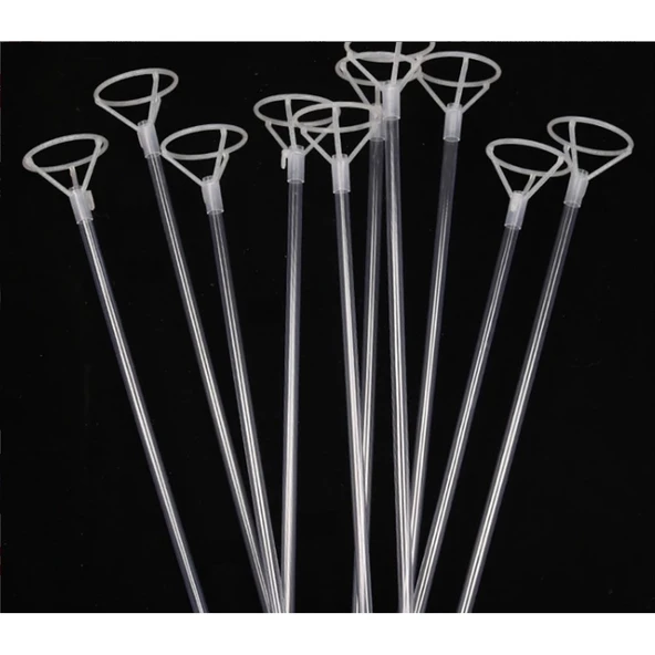 Şeffaf Çubuk Kulplu 50 cm Tek