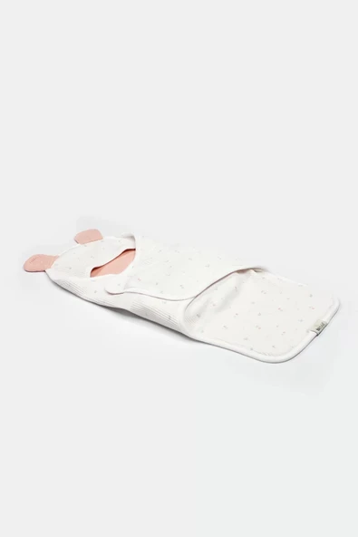 Lenaca Bloom White Organik Bel Destekli Kundak 75103 Ekru Gül Kurusu - 1