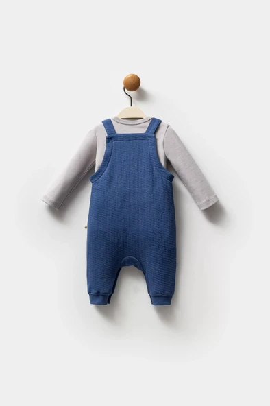 Lenaca Moi Noi Salopet Mnb1252 Navy Blue - Resim 3