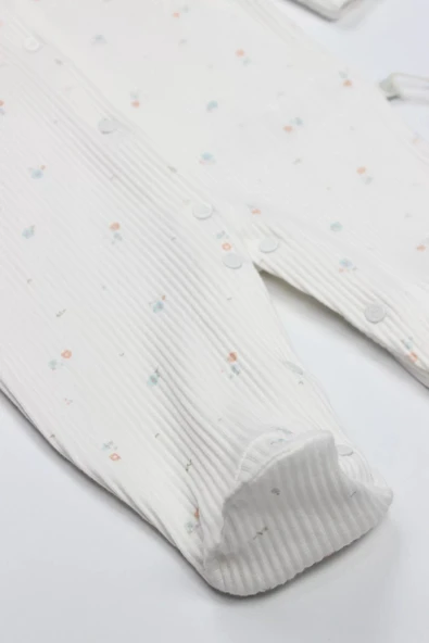 Lenaca Bloom White Tulum 15113 Ekru Gül Kurusu - Resim 3