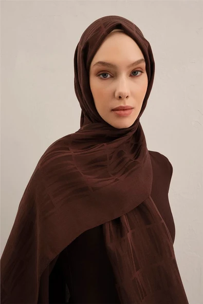 Lyocell Naia Çubuk Desen Şal 3 - Resim 5