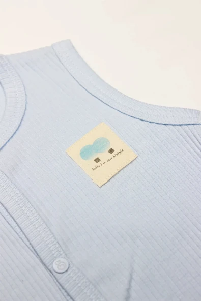 Lenaca Modal Flying Balloons Bebek Yelek Bs18110 Mavi - Resim 2