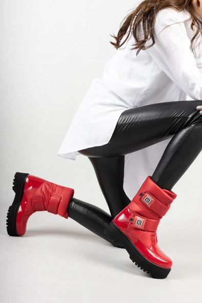 Miah Kırmızı Rugan Kar Bot - Resim 2