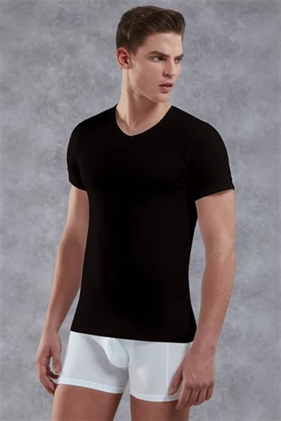 Doreanse 2855 Vücudu Saran Rahat T-Shirt - 4