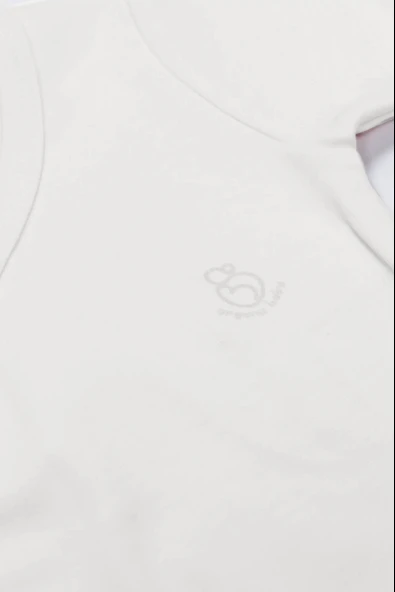 Lenaca Bistyle Organik Natural Basic Style Kruvaze Uzun Kol Body Bs17102 Ekru - Resim 3