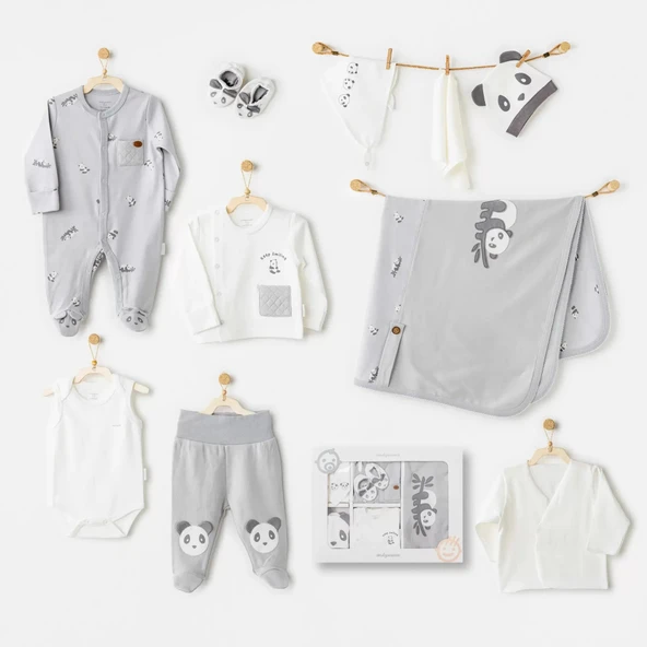 Lenaca Keep Smiling 10'lu Hastane Çıkışı Grey ürün görseli